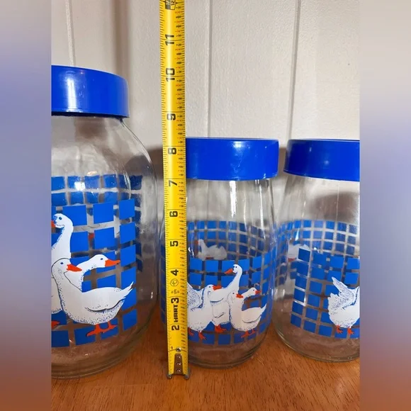 Blue Goose Glass Jar Set - Picture 3 of 9